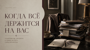 Когда всё держится на вас
