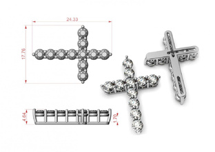 Крестики и подвески. 