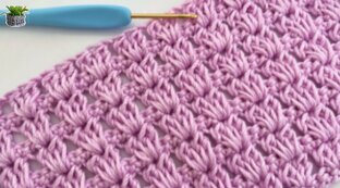 Простые и красивые узоры крючком для начинающих - Шаг за шагом