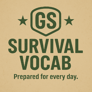Survival Vocab 