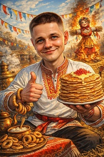 Промты Масленица