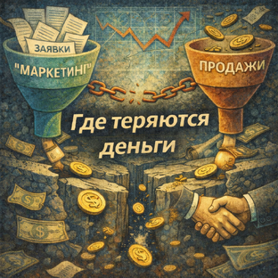 Маркетинг и продажи: где бизнес теряет деньги между заявкой и сделкой