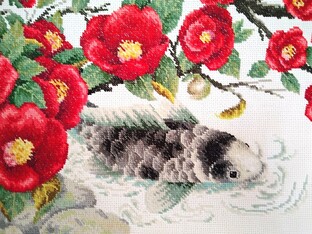 Рыбки и карпы Кои D312 NKF дизайн DOME 100701