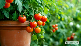 Овощи на подоконнике