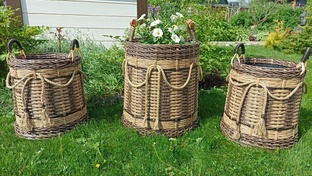 Кадушка из ротанга