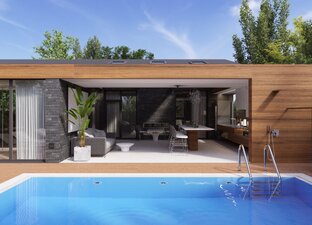 Дома с бассейном