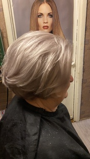 Окрашивание под цвет седины