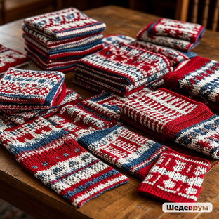 Жаккардовые узоры.