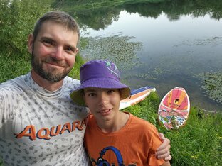 Сплав по Б.Иргизу на сапбордах 