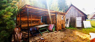 Не обычная каркасная баня