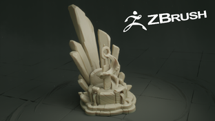 Создание модели в ZBrush - Алтарь