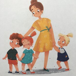 Катя Хвостикова идёт в детский сад