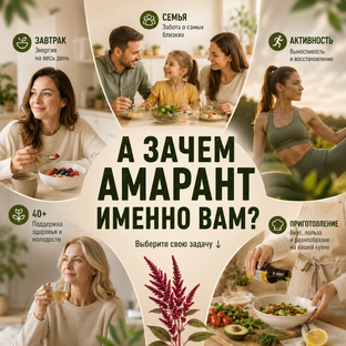 Амарант и забота о себе