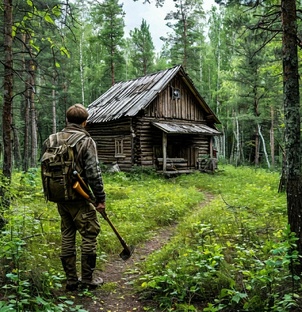Коп по старине с металлоискателем 