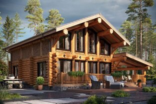 Дома из бревна. Кедр