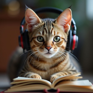 Читающая киса