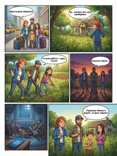 Подборка смешных комиксов про отдых