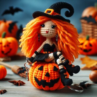 Вязание крючком: персонажи Halloween