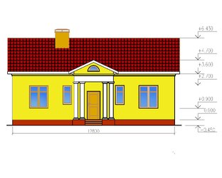 Дом-усадьба с колоннами и портиком