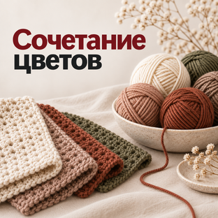 Сочетание цветов: текстиль + трикотаж