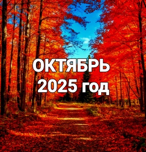 ОКТЯБРЬ 2025 год
