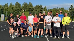 Теннисные битвы с блогером