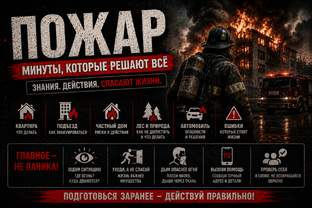 Пожар: минуты, которые решают всё