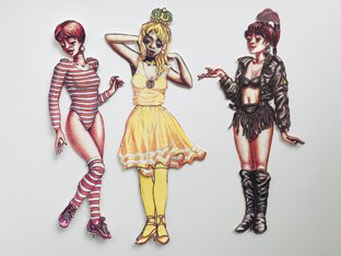 Бумажные куклы из журнала ИКС Пилот