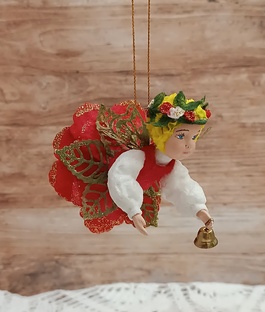 Ватная игрушка "Цветочная фея"