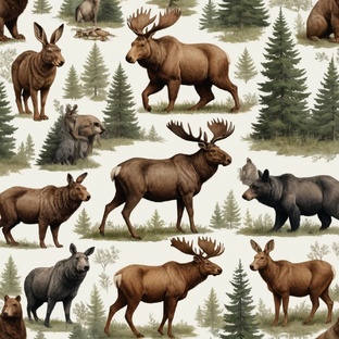 Дикие животные 