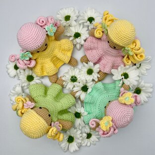 Вяжем кукол крючком 