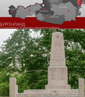Бургенланд, Австрия, захоронения советских воинов