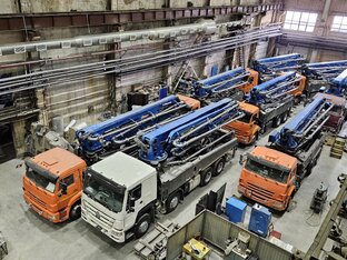 Автобетононасосы России. Производство