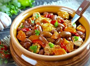 Горячее с овощами