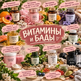 Бады, витамины, микроэлементы