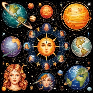 Астрология. Карты небес: разборы и открытия.