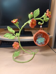 Декоративная качеля. Мастер класс.