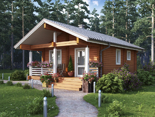 Бани из клееного бруса