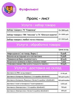 Фулфимент для маркетплейсов