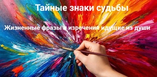  Фразы жизни , цитаты  идущие из души.