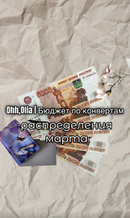 #МАРТ | Все распределения месяца | Бюджет по конвертам 2025г