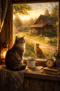 Странные истории про котов.