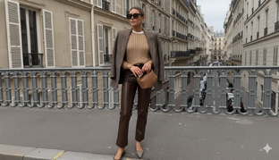 Осенние образы с коричневым: как сочетать трендовый оттенок 