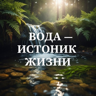 Вода источник жизни