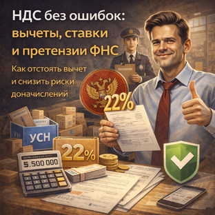 НДС без ошибок: вычеты, ставки и претензии ФНС