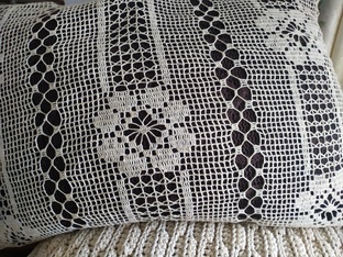 Мастер класс по вязанию "Цветочки на дорожке" Крючком