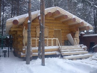 Сруб размером 6 х9.8   