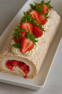 Меренговый рулет: текстура, декор, подача | Технологические карты 