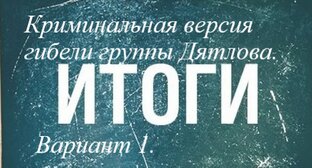 Криминальные версии. Действия западных агентов или нелегальных золотодобытчиков 