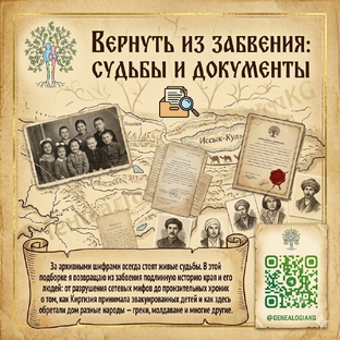 Вернуть из забвения: судьбы и документы